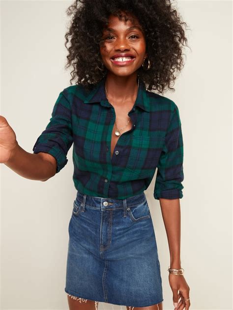 old navy plaid flannel shirts.